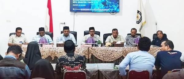 Jaga Kualitas Data, KPU dan Bawaslu Jeneponto Gelar Rakor Pemutakhiran Parpol