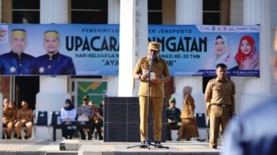 Peringati Harganas ke-33, Bupati Jeneponto Tekankan Peran Ayah