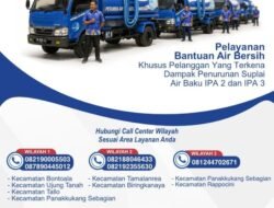 PDAM Makassar Siagakan Mobil Tangki Gratis untuk Pelanggan Terdampak IPA 2 dan 3