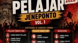 Festival Pelajar Jeneponto Siap Digelar, Wadah Generasi Muda Berprestasi