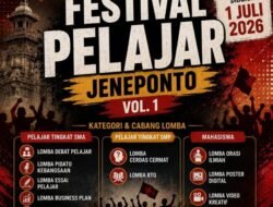 Festival Pelajar Jeneponto Siap Digelar, Wadah Generasi Muda Berprestasi