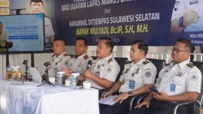 Kakanwil Ditjenpas Sulsel Mulyadi Tinjau Lapas Maros