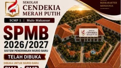 Pendaftaran Sekolah Cendekia Merah Putih Sulsel Dibuka, Ini Syarat dan Cara Daftarnya