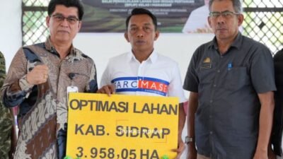 Pusat Kucurkan Hampir Rp40 Miliar untuk Pertanian Sidrap