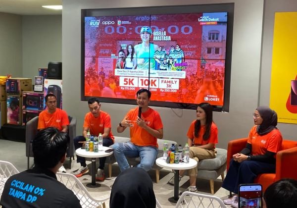Erafone Run Perdana Digelar di Makassar, Target hingga 3.000 Pelari