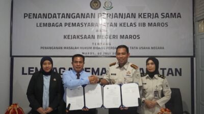 Kakanwil Ditjenpas Sulsel Puji Lapas Maros Perkuat Sinergi Hukum melalui PKS