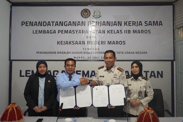 Kakanwil Ditjenpas Sulsel Puji Lapas Maros Perkuat Sinergi Hukum melalui PKS