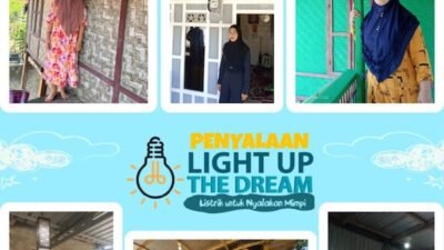 PLN ULP Kariango Nyalakan Listrik Gratis untuk 7 Pelanggan Lewat Light Up The Dream