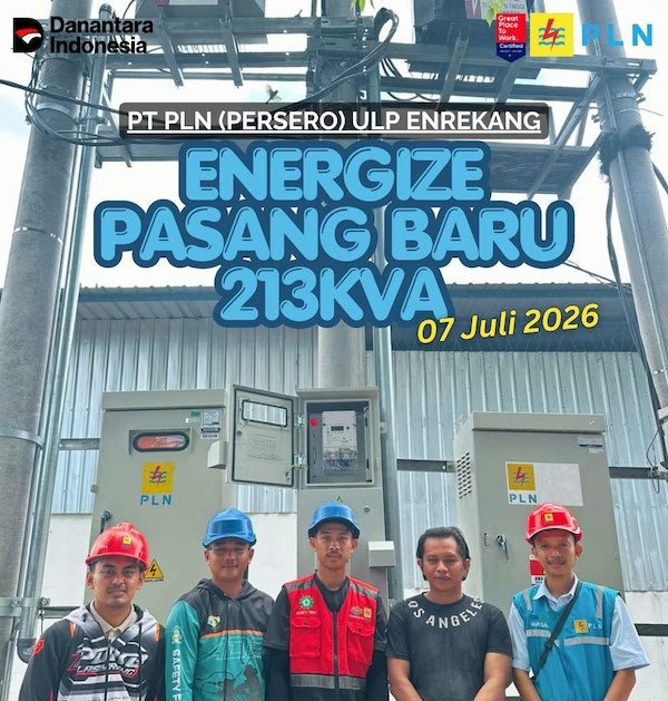 Dukung Pertumbuhan Ekonomi, PLN Enrekang Tambah Pasokan Listrik 213 kVA