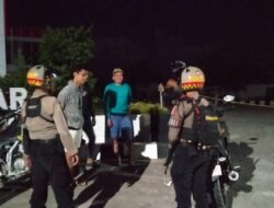 Tekan Kriminalitas, Polres Jeneponto Gelar Patroli Malam