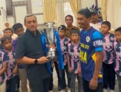 Raih Juara 1 Sulsel, Tim SSB Turatea City U-11 Disambut Bupati Jeneponto Sebelum ke Bandung
