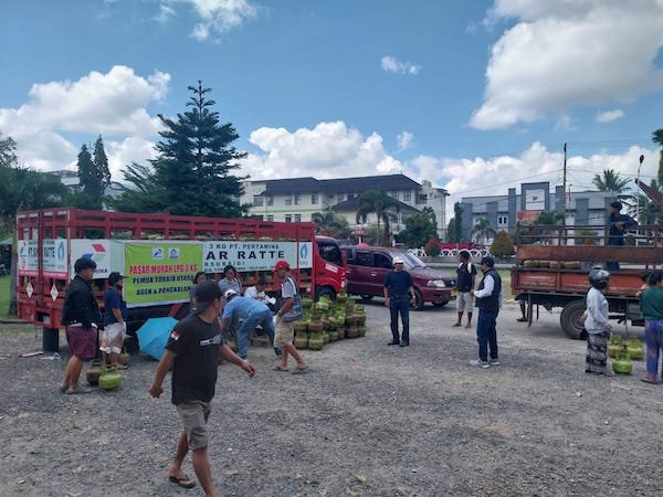LPG 3 Kg Langka di Toraja Utara, Pemkab Siapkan 1.280 Tabung Lewat Pasar Murah