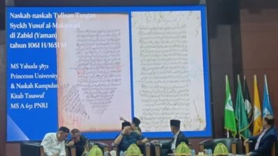 Peneliti Ahmad Baso Tampilkan Jejak Syekh Yusuf Lewat Manuskrip Asli