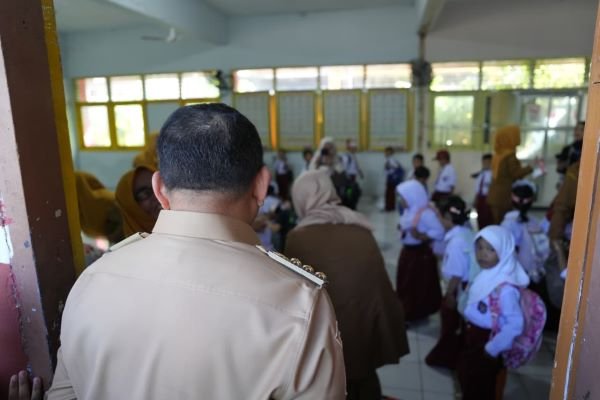 Pantau MPLS, Appi Pastikan Hari Pertama Sekolah Aman dan Lancar