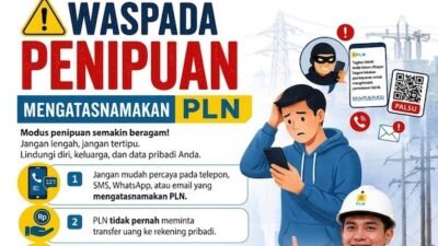 PLN Ingatkan Pelanggan Waspadai Modus Penipuan Digital Berkedok Layanan Kelistrikan