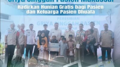 YBM PLN UID Sulselrabar Resmikan Griya Singgah Gratis bagi Pasien di Makassar