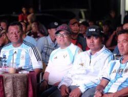 Nobar Hingga Subuh, Wabup Gowa Girang Lihat Argentina Comeback ke Final