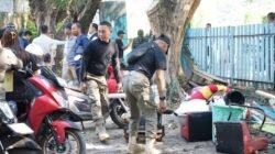 10 Bangunan Liar di Eks Stadion Mattoanging Makassar Ditertibkan