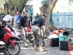 10 Bangunan Liar di Eks Stadion Mattoanging Makassar Ditertibkan