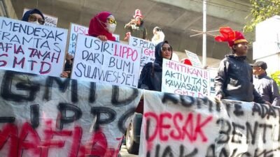 Aksi di DPRD Sulsel, Komite Adat Minta Hak Angket GMTD