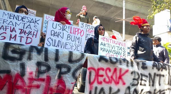 Aksi di DPRD Sulsel, Komite Adat Minta Hak Angket GMTD