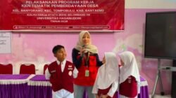 Unhas Bekali Siswa SD Banyorang Tips Jaga Mata dengan Aturan 20-20-20