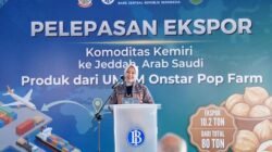 Fatmawati Rusdi Lepas Ekspor 10,2 Ton Kemiri Luwu ke Jeddah
