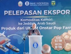 Fatmawati Rusdi Lepas Ekspor 10,2 Ton Kemiri Luwu ke Jeddah