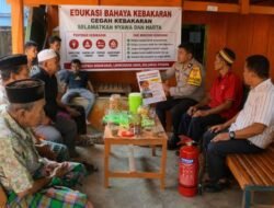 Antisipasi Kebakaran Lahan, Polsek Arungkeke Imbau Warga Tak Buang Puntung Rokok Sembarangan