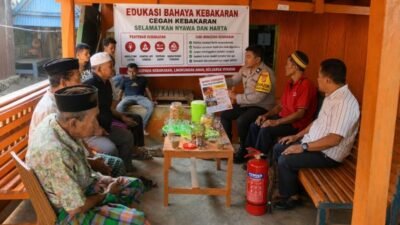 Antisipasi Kebakaran Lahan, Polsek Arungkeke Imbau Warga Tak Buang Puntung Rokok Sembarangan