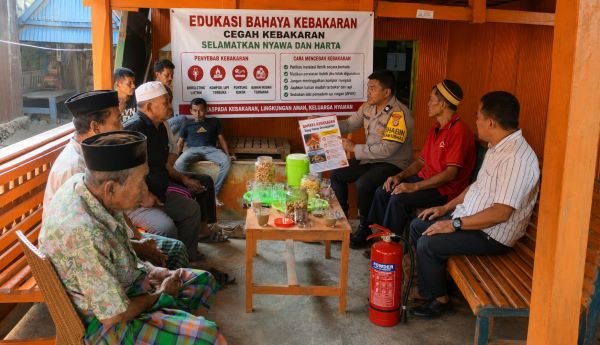 Antisipasi Kebakaran Lahan, Polsek Arungkeke Imbau Warga Tak Buang Puntung Rokok Sembarangan