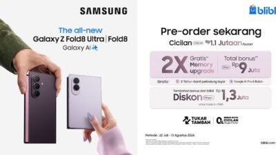Pre Order Samsung Galaxy Z Flip Terbaru: Pre Order di Blibli Tanggal 22 Juli Hingga 13 Agustus