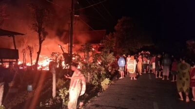 Diduga Cekcok Dengan Istri, Pria di Jeneponto Nekat Bakar Rumah Sendiri