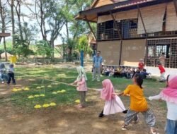 Meriahkan Hari Anak Nasional, Sekolah Alam Bosowa Gelar Festival Permainan Tradisional