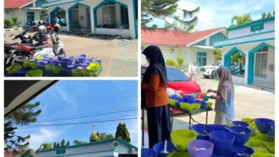 YBM PLN UP3 Pinrang Gelar Program Jumat Berbagi di Masjid An-Nur