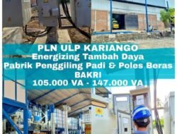 Dukung Industri Pangan Pinrang, PLN ULP Kariango Tambah Daya Pabrik Penggilingan Padi