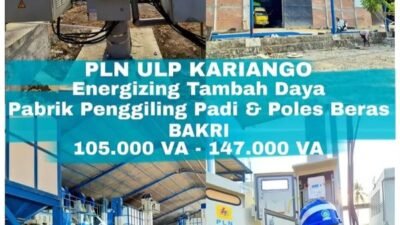 Dukung Industri Pangan Pinrang, PLN ULP Kariango Tambah Daya Pabrik Penggilingan Padi
