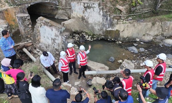 Gubernur Sulsel Ground Breaking Rehabilitasi DI Balombong Toraja Utara