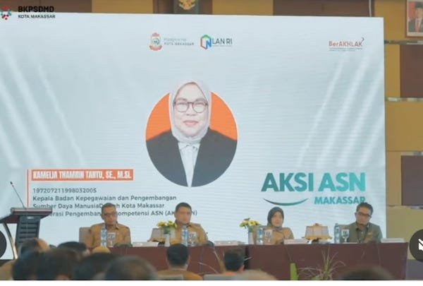 BKPSDM Makassar Perkuat Kompetensi ASN Berbasis AI Lewat Aksi ASN