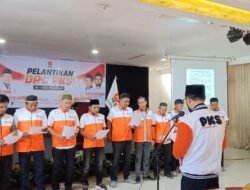 PKS Makassar Lantik 15 DPC, Andi Hadi: Perkuat Partai hingga Tingkat Lorong