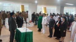Bupati Toraja Utara Lantik 105 Pejabat, Tekankan Prinsip 4K