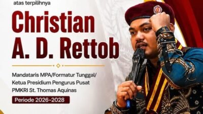 Christian AD Rettob Terpilih Ketua Presidium PP PMKRI Periode 2026-2028 di Kongres PMKRI Ruteng NTT