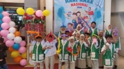 SAB Percussion Sekolah Alam Bosowa Meriahkan Perayaan Hari Anak Nasional di Makassar