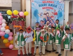 SAB Percussion Sekolah Alam Bosowa Meriahkan Perayaan Hari Anak Nasional di Makassar
