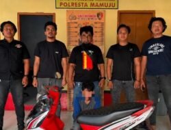 Sales Bank di Mamuju Ditangkap Polisi Usai Curi Motor Anggota Polri