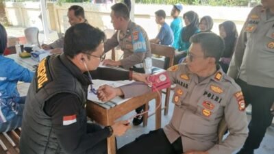 Polres Jeneponto Periksa Kesehatan Personel Polsek Arungkeke dan Paskibraka