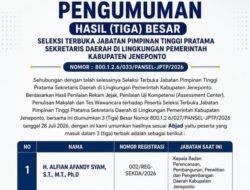 Masuk Tahap Akhir, Berikut Tiga Besar Calon Sekda Jeneponto Hasil Seleksi Pansel