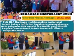 PLN ULP Kariango Gelar Sosialisasi K2 dan PLN Mobile di Desa Polewali