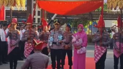 AKBP Ginanjar Resmi Nakhodai Polres Takalar, Disambut Tarian Anggaru