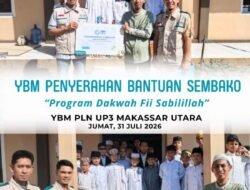 YBM PLN UP3 Makassar Utara Salurkan Bantuan Sembako untuk Pondok Pesantren